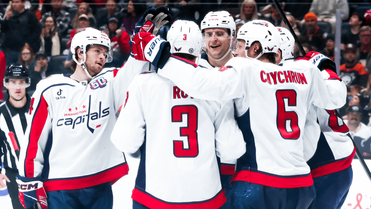 Aliaksei Protas Scores First NHL Hat Trick in Capitals' Victory over Ducks