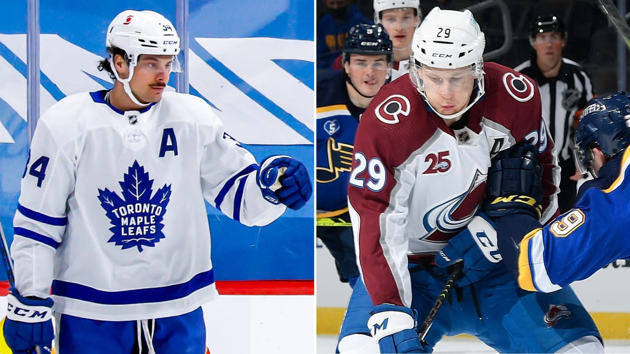 Auston Matthews Y Nathan MacKinnon Lideraron La Acción Del Jueves | NHL ...