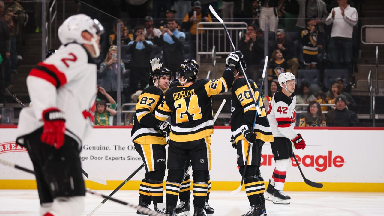 Penguins Top Devils for Fourth Straight Win | Pittsburgh Penguins