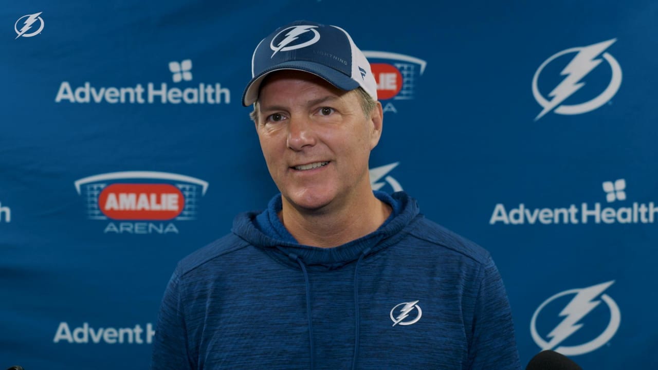 Jon Cooper Pregame vs Vegas Golden Knights Tampa Bay Lightning