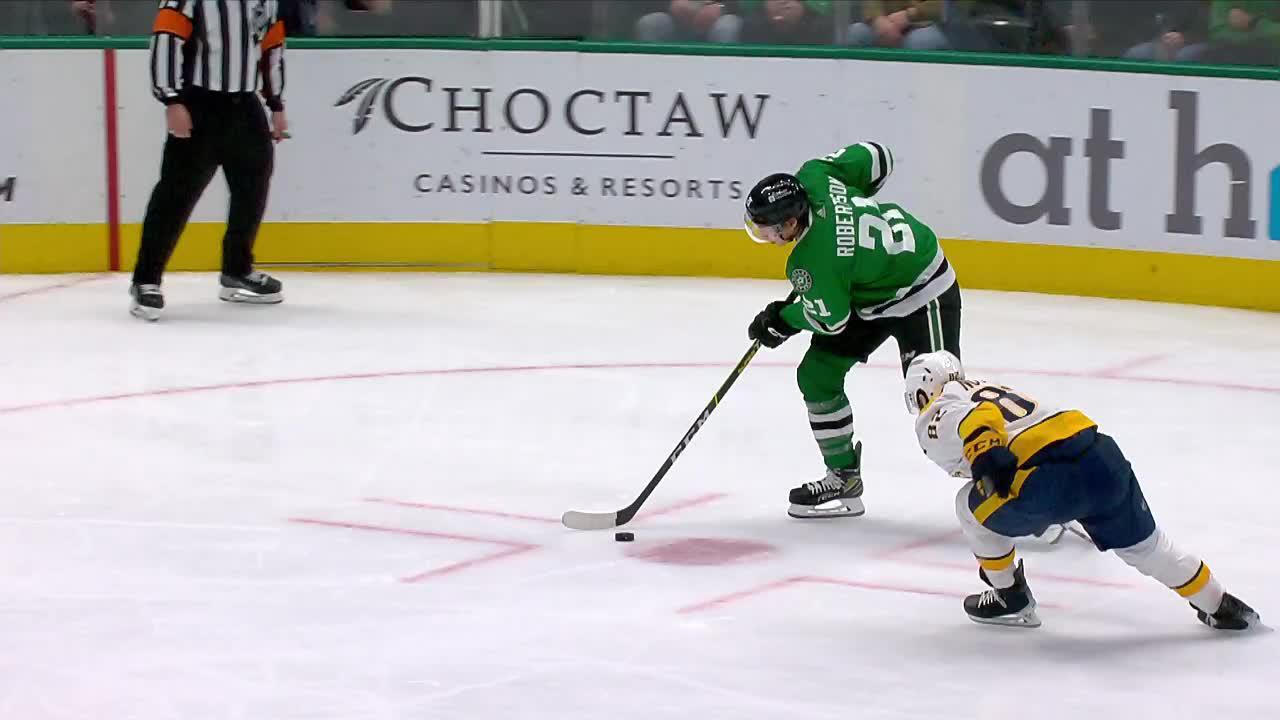 NSH@DAL: Robertson Scores Goal Against Kevin Lankinen | Dallas Stars