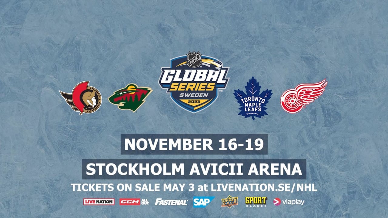 2023 NHL Global Series Sweden Begins