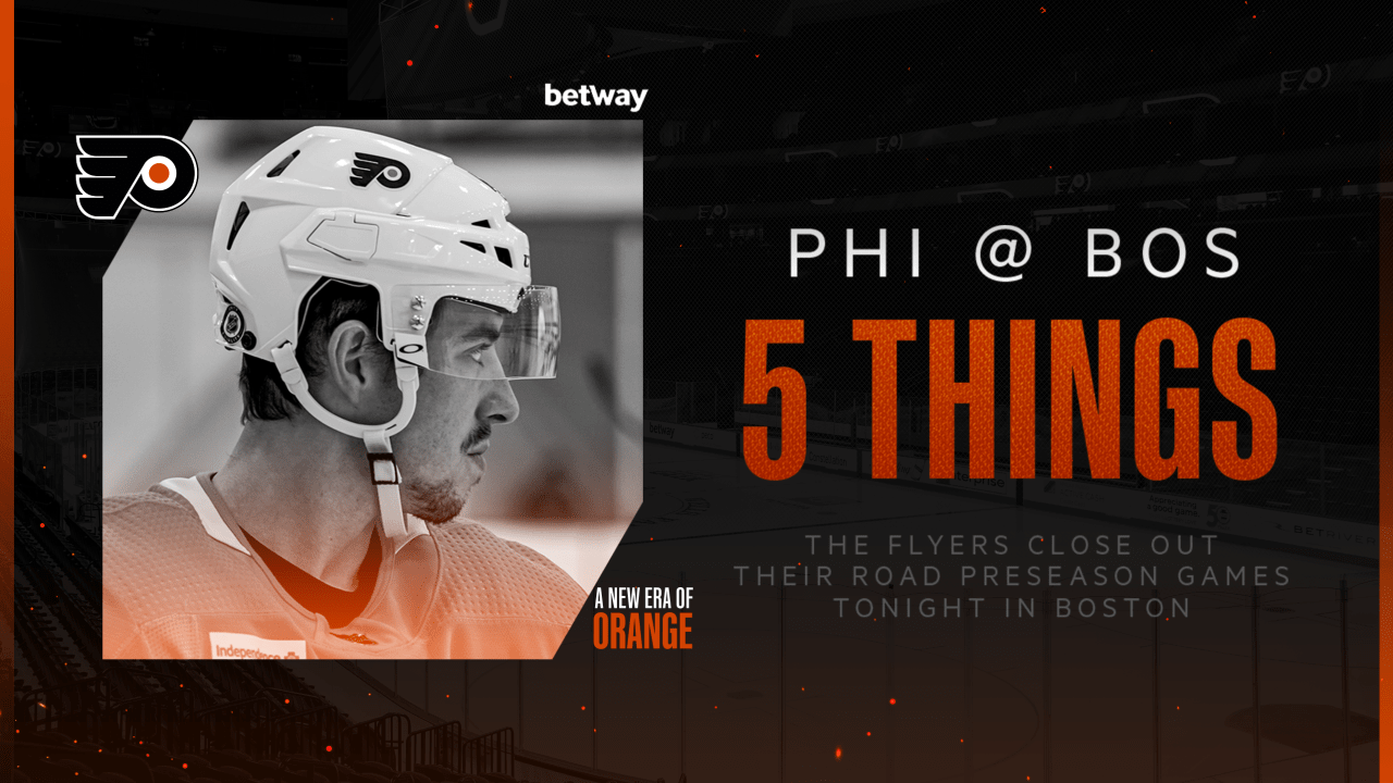 5 Things: Flyers @ Bruins