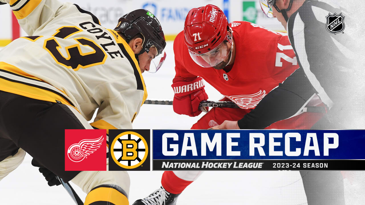 Red Wings beat Bruins 5-3, a day after losing to NHL's best