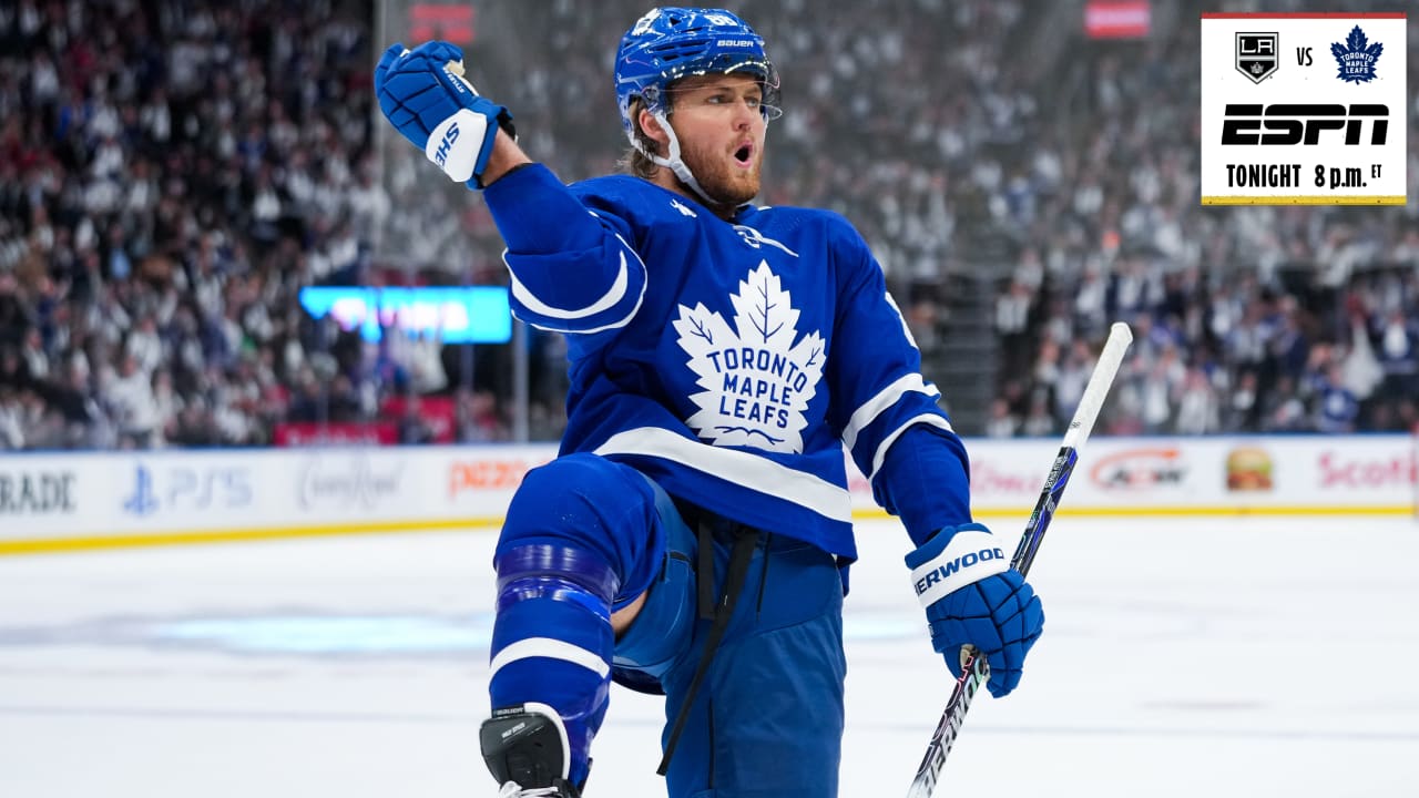 Nylander 'on a mission,' can set Maple Leafs record against Kings