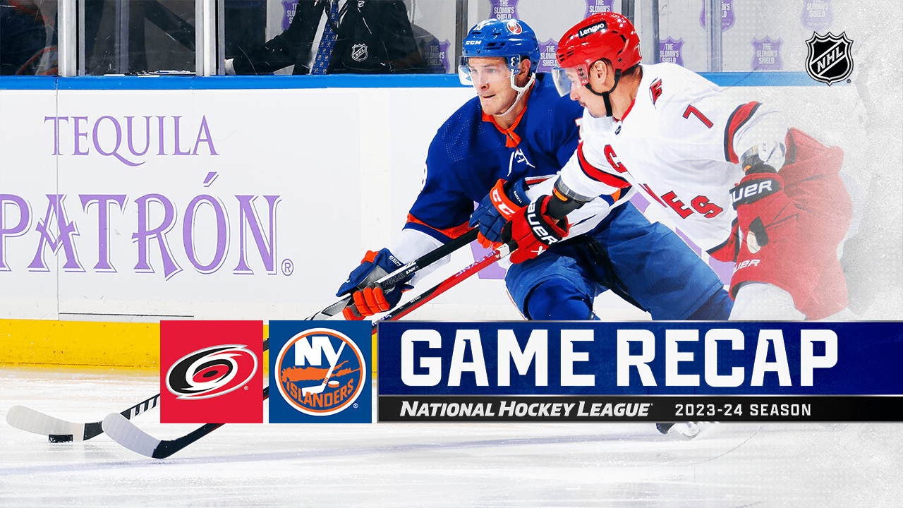 Hurricanes score 4 straight, rally past Islanders in OT