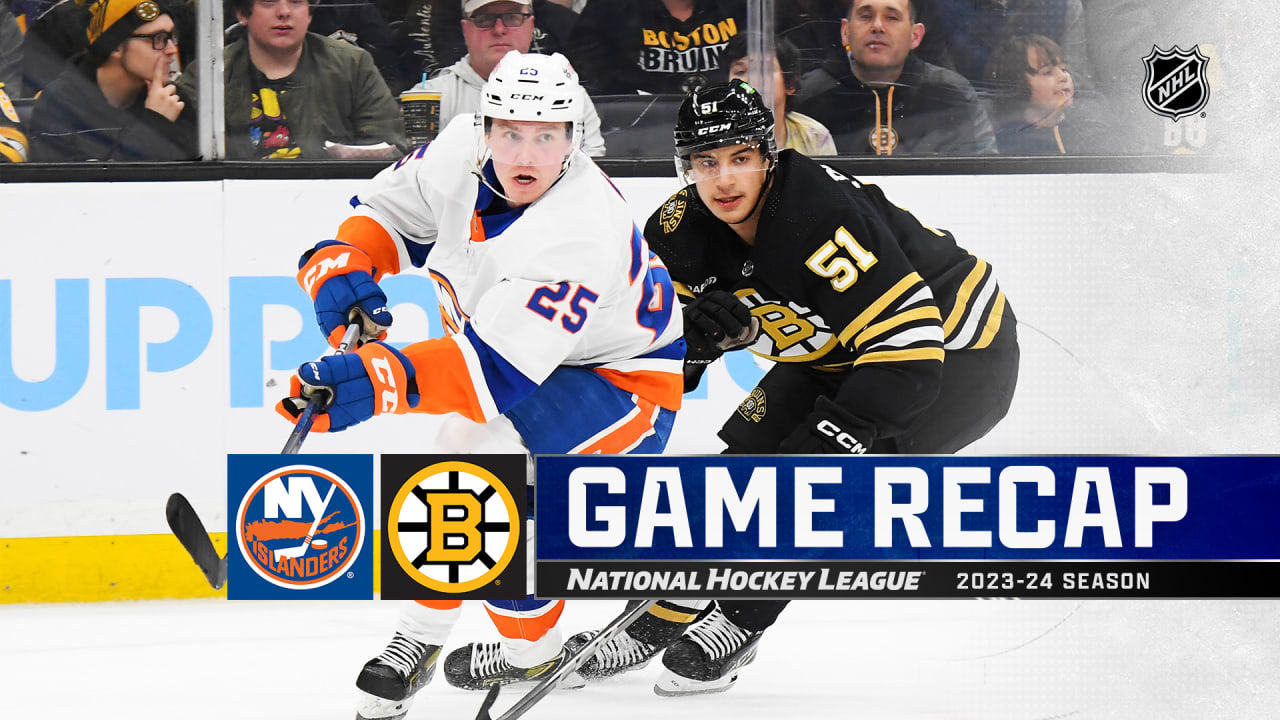 Coyle scores 1st NHL hat trick lifts Bruins past Islanders NHL