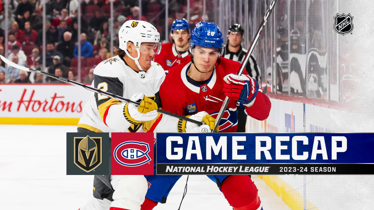 Golden Knights Score Twice On Power Play Late, Rally Past Canadiens ...