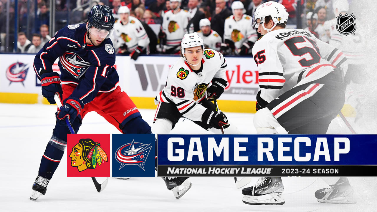 Blue Jackets Dominate Blackhawks to End 9-Game Losing Streak