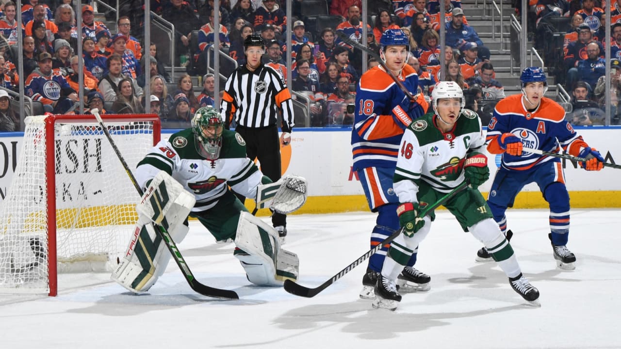 LIVE COVERAGE Oilers vs. Wild Edmonton Oilers