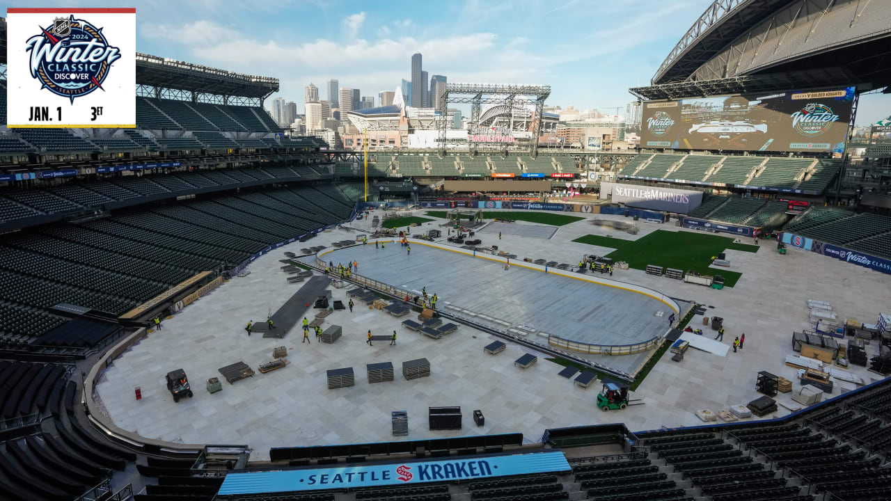 Seattle is buzzing with excitement ahead of the Winter Classic between the Kraken and Golden Knights