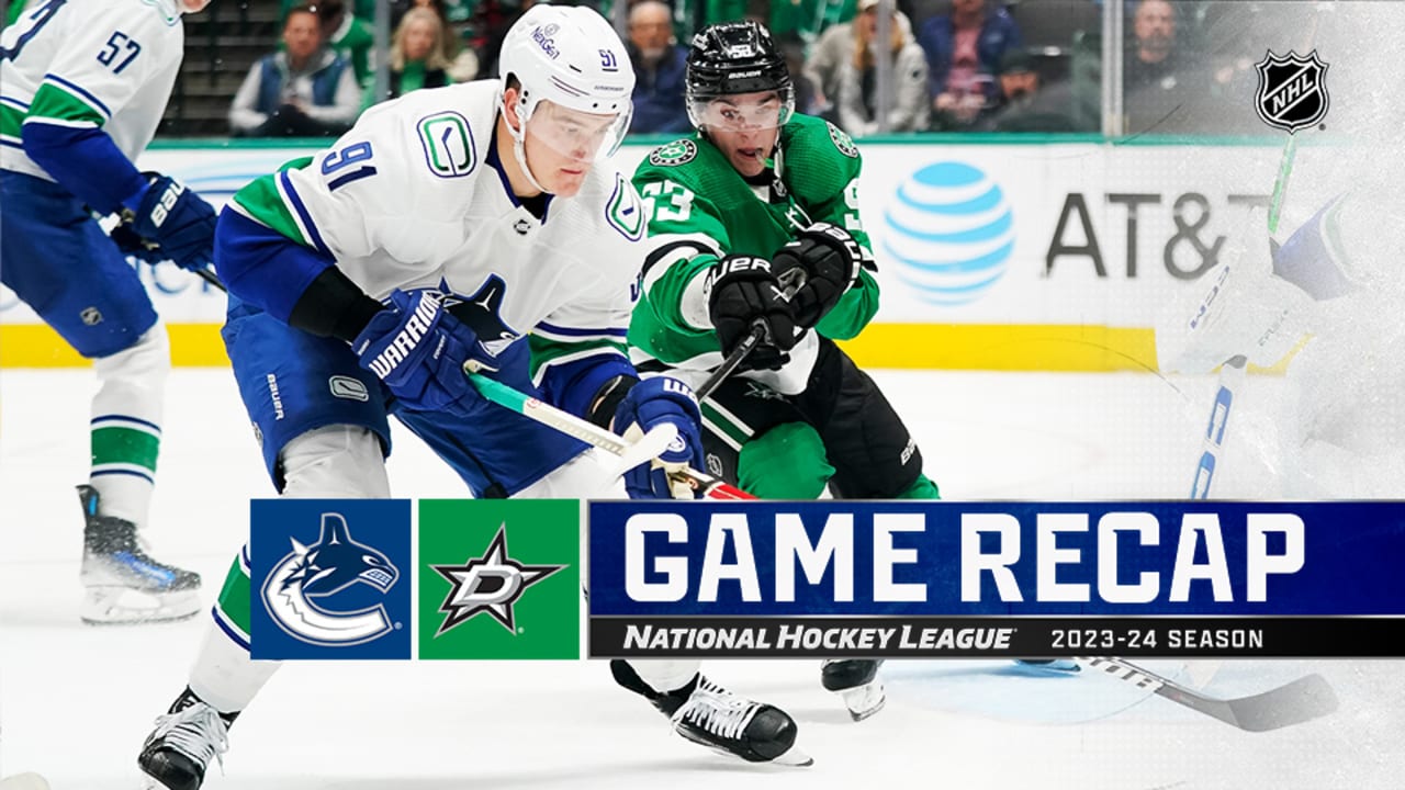 Duchene Scores Late In OT, Stars Top Canucks To Extend Point Streak To ...