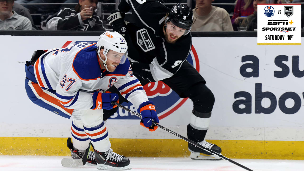 OilersKings, BruinsRed Wings highlight weekend schedule