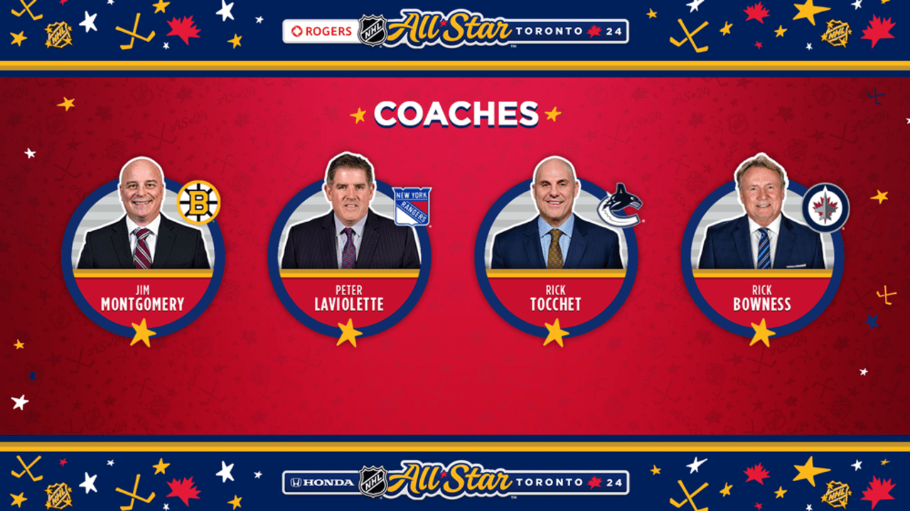 Bowness, Laviolette, Montgomery i Touchette zostali trenerami NHL All-Star Game