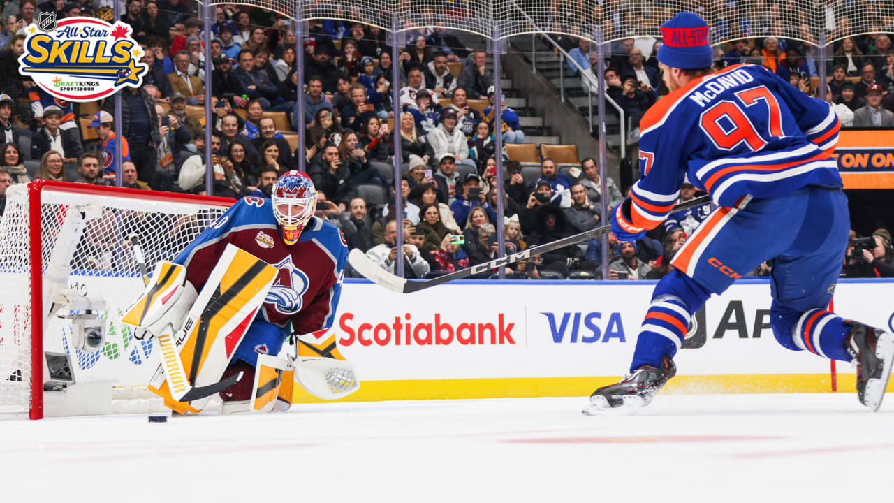 Georgiev bests McDavid in One-on-One at NHL All-Star Skills