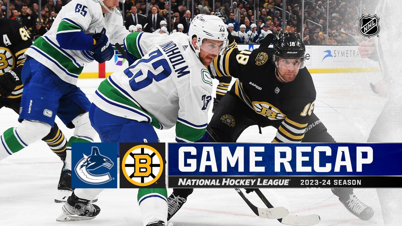 Bruins end Canucks point streak at 12 with shutout | NHL.com