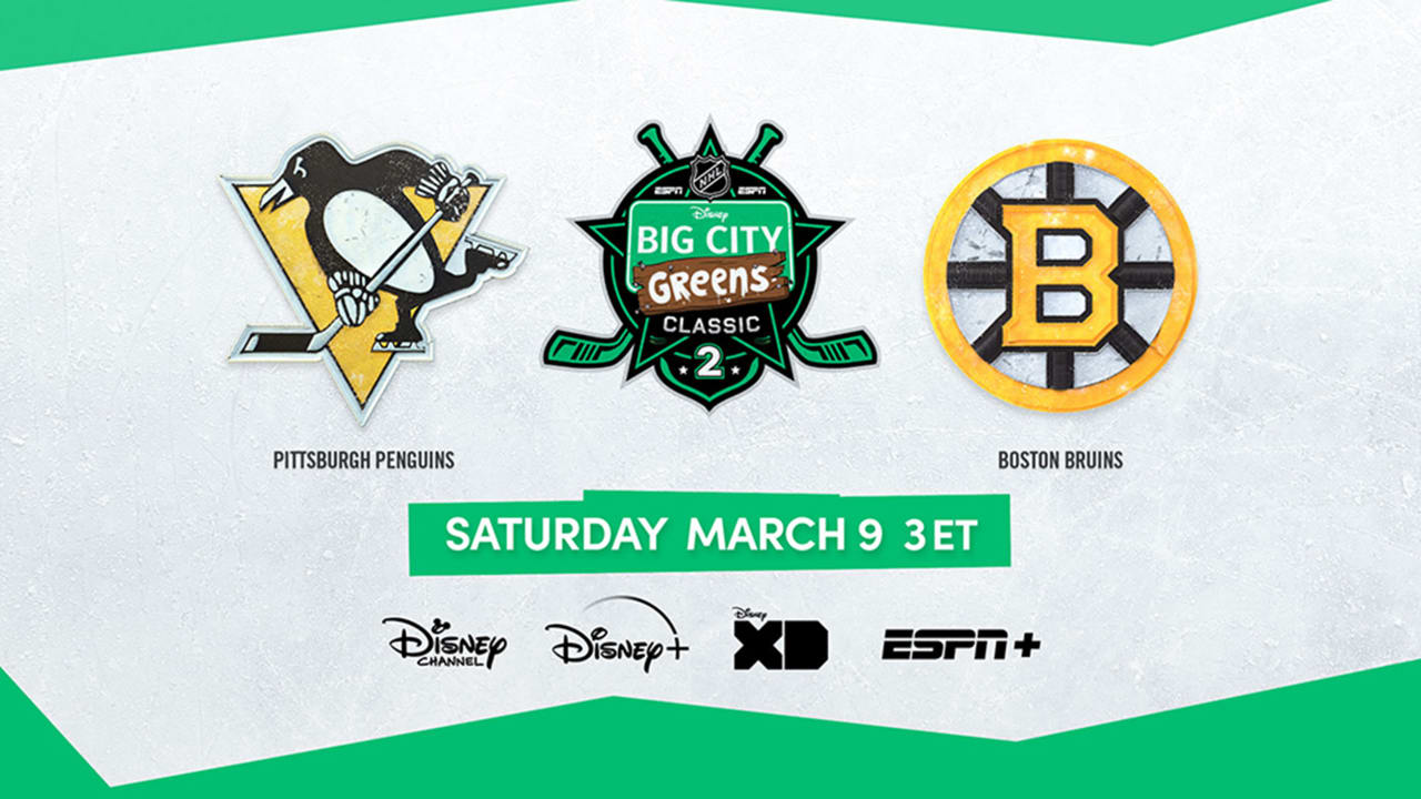 ‘NHL Big City Greens Classic’ returns with Penguins, Bruins on March 9