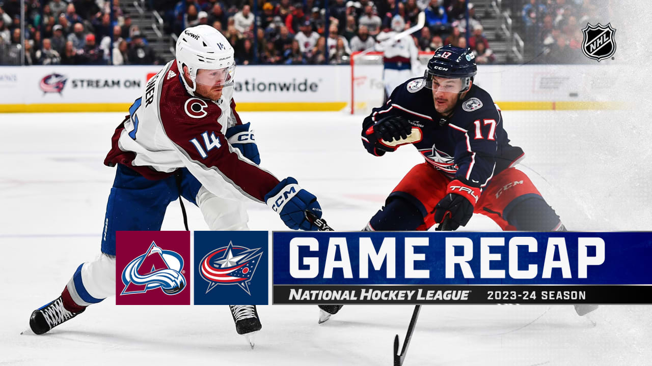 Nylander Scores Twice In 2nd, Lifts Blue Jackets Past Avalanche | NHL.com