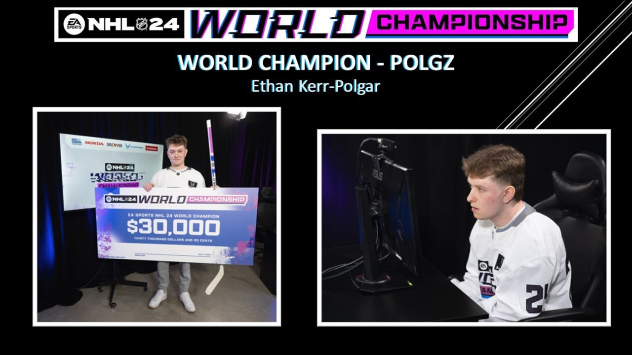Maple Leafs representative wins EA Sports NHL 24 world title NHL