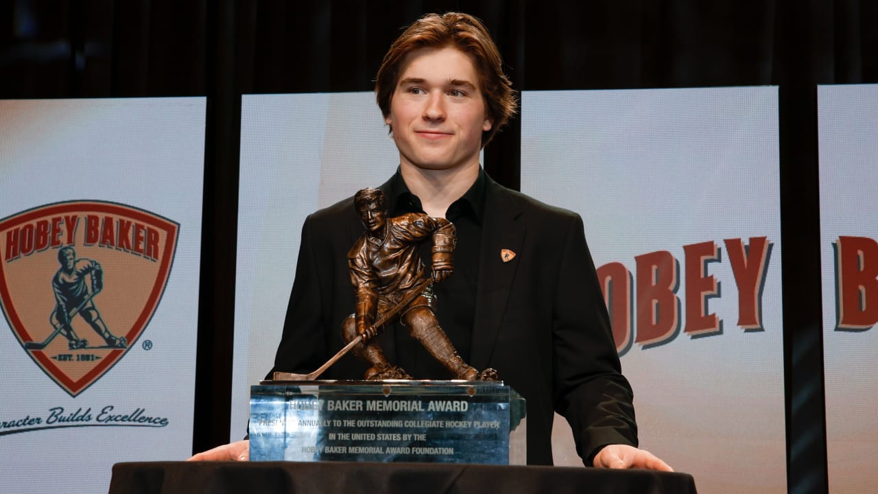 Celebrini wins Hobey Baker Award as top NCAA men's hockey player