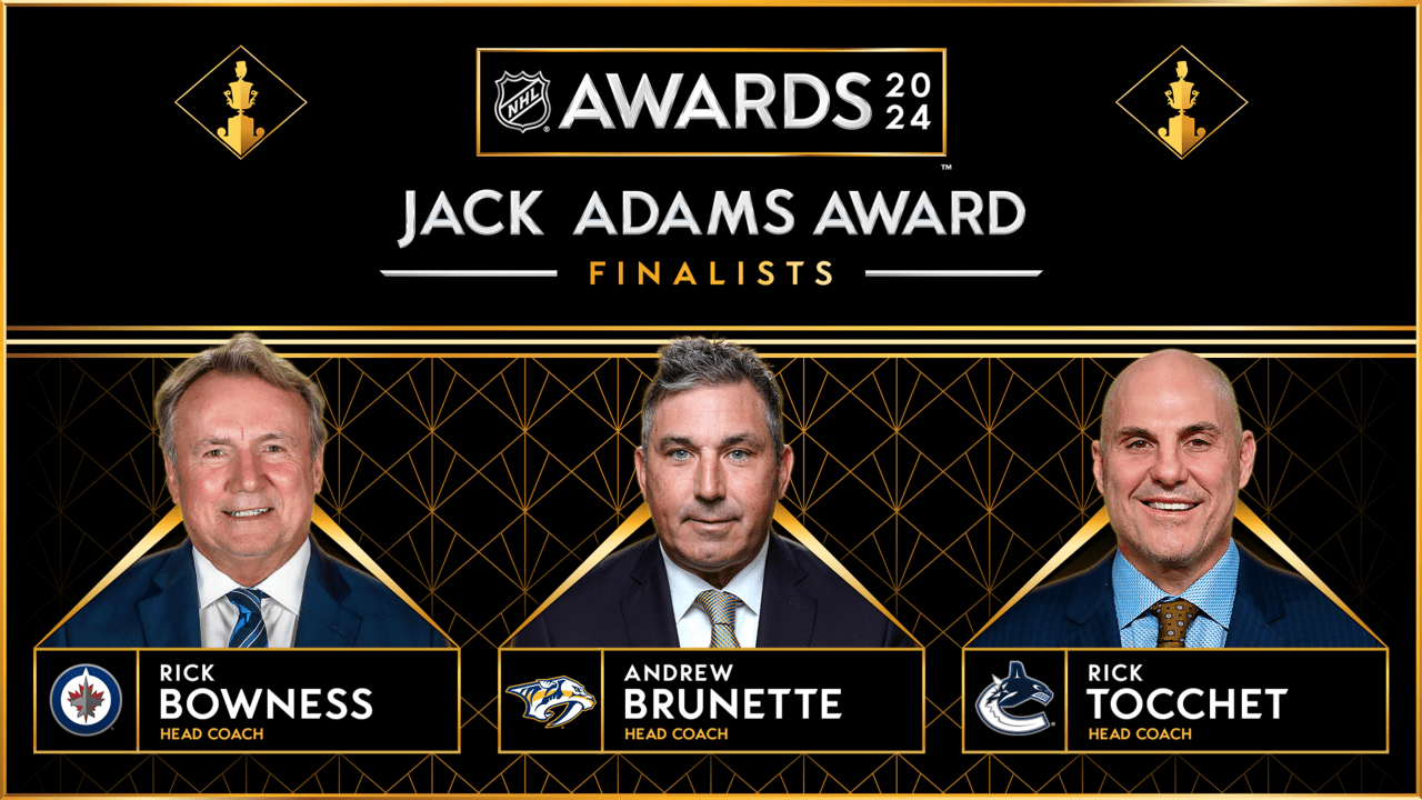 Bowness, Brunette Och Tocchet Finalister Till Jack Adams | NHL.com/sv