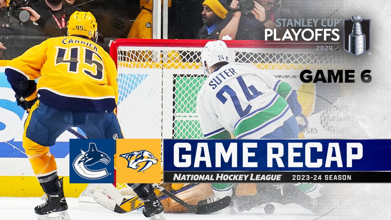 Suter scores late, Canucks eliminate Predators with shutout in Game 6 |  NHL.com