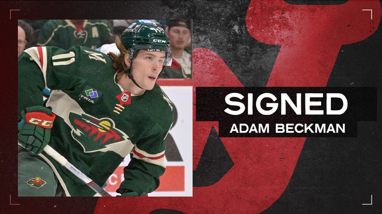 Beckman Signs 1-Year Contract | RELEASE | New Jersey Devils