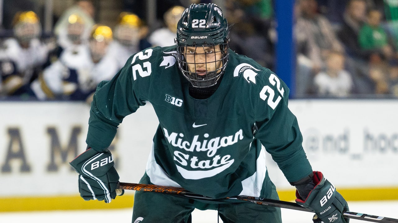 Sam O'Reilly at Oilers development camp