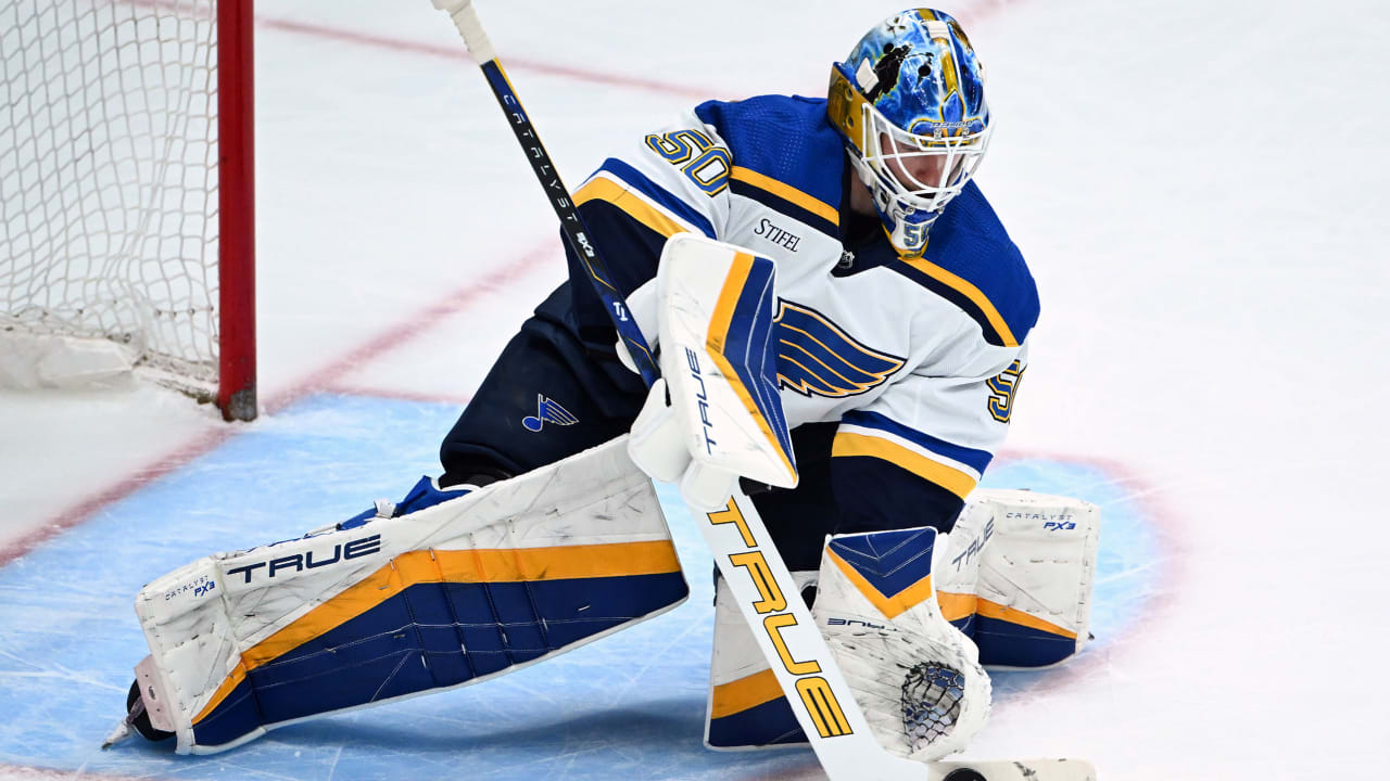 Binnington is excited about the Blues’ aggressive efforts to sign Broberg and Holloway