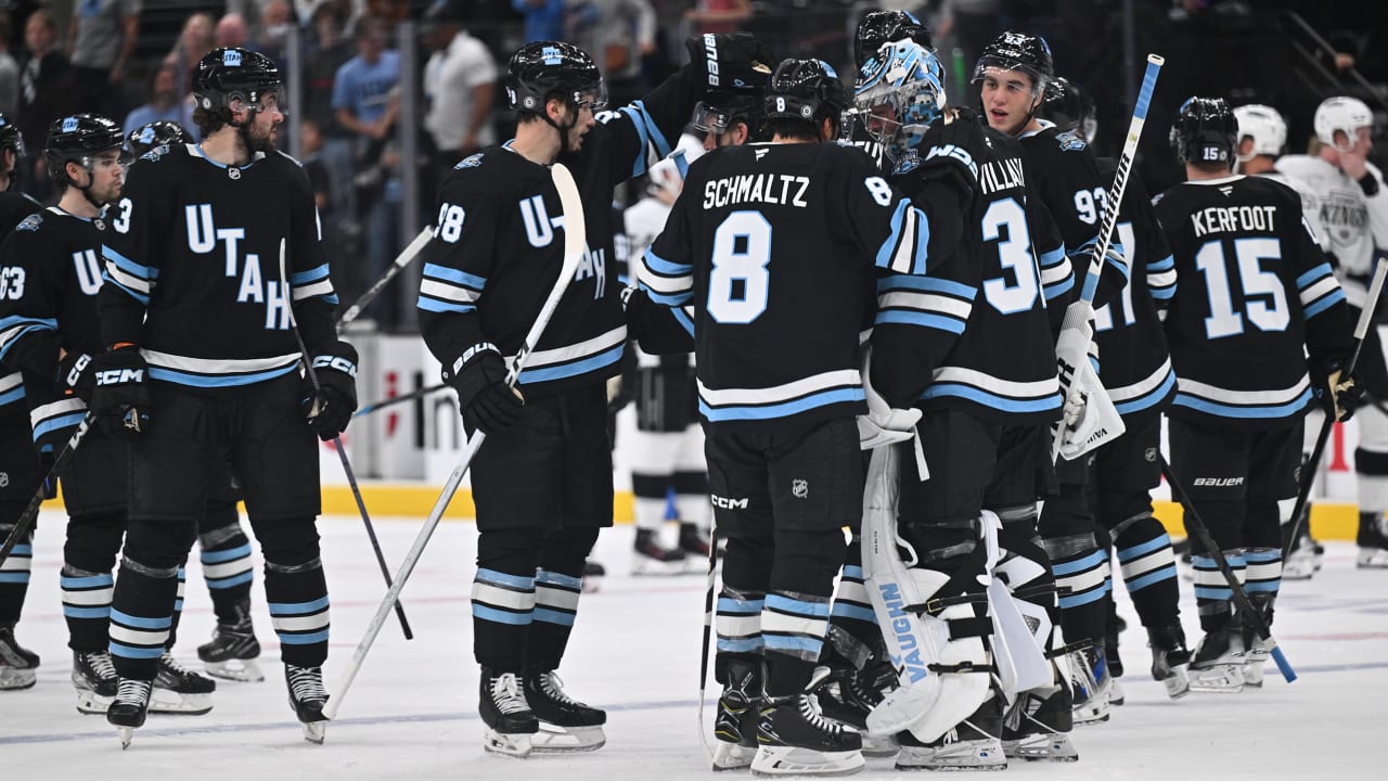 “Utah players and fans were excited for the hockey club’s inaugural game.”