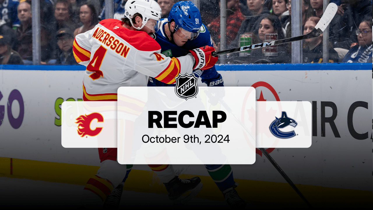 Zary, Flames Recover For OT Win Against Canucks In Opener | NHL.com