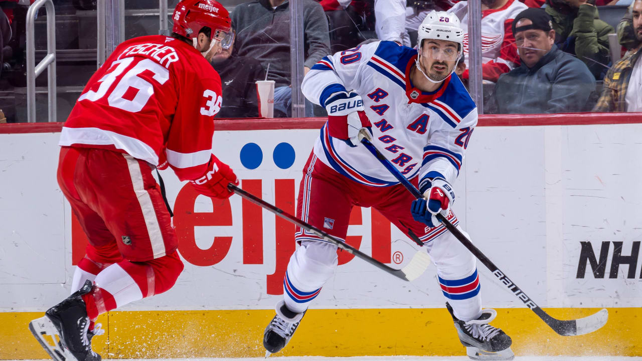 WATCH Rangers at Red Wings