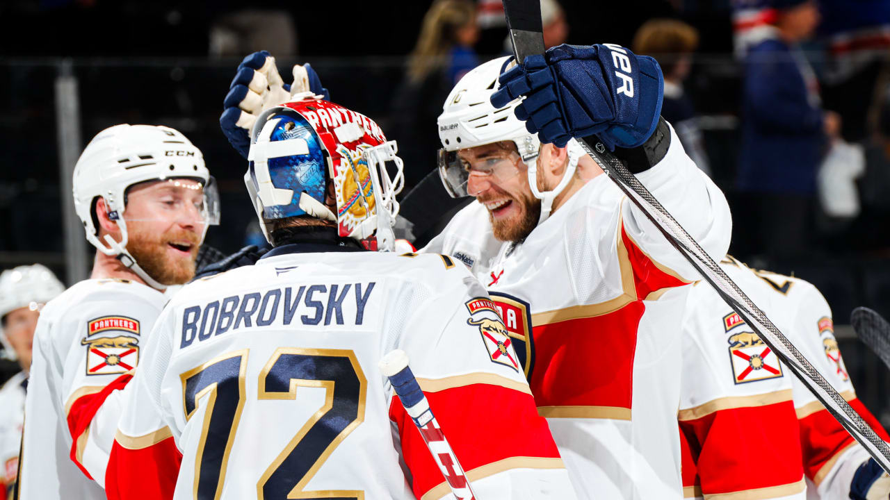 Bobrovsky becomes fastest player to 400 NHL wins as Panthers defeat Rangers