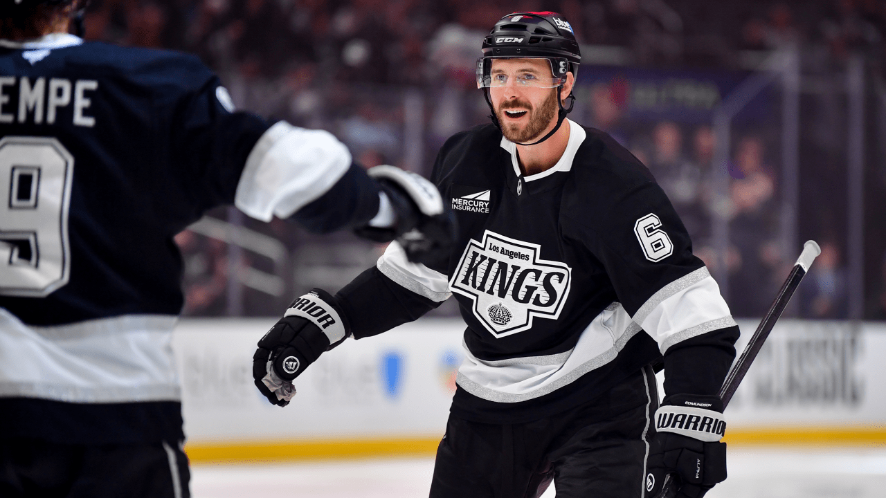 Edmundson scores twice, Kings holds off Utah Hockey Club