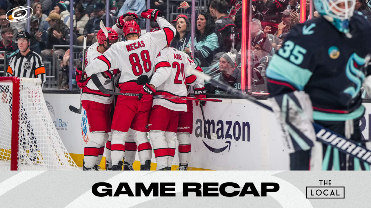 Recap Canes Stymie Seattle For Third Straight Win Carolina Hurricanes