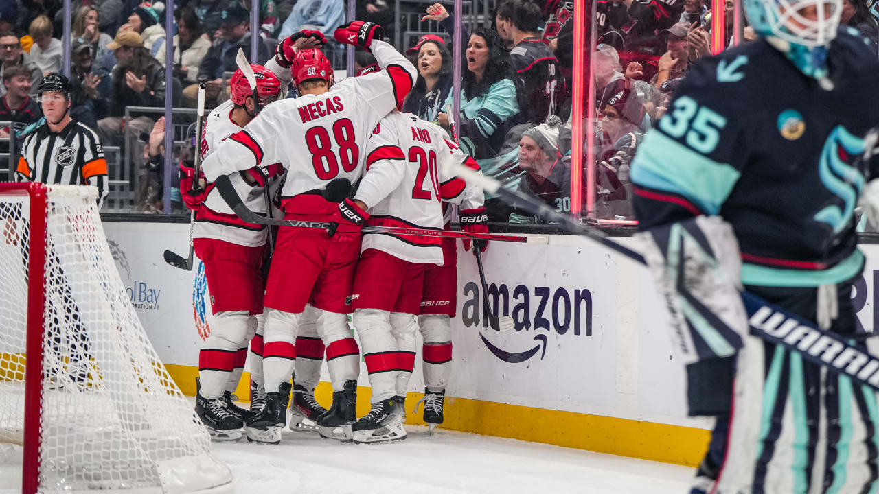 Recap Canes Stymie Seattle For Third Straight Win Carolina Hurricanes