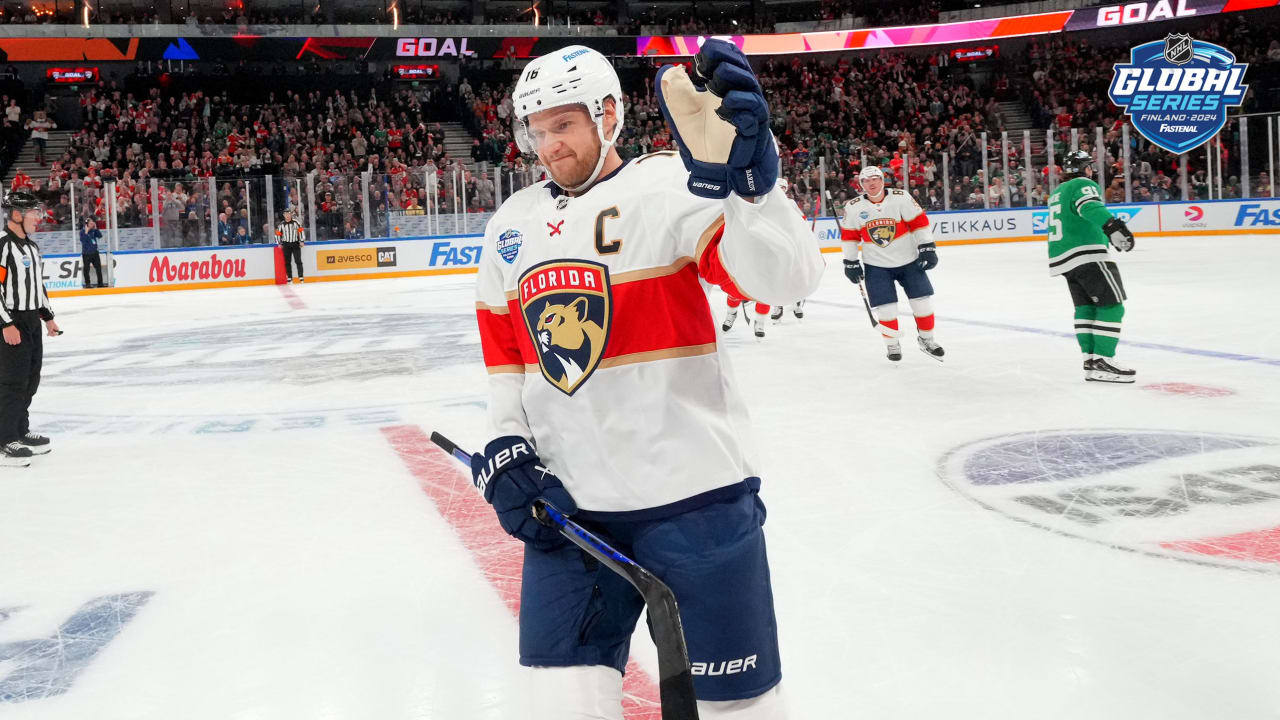 Barkov made a perfect homecoming in Finland with the Panthers