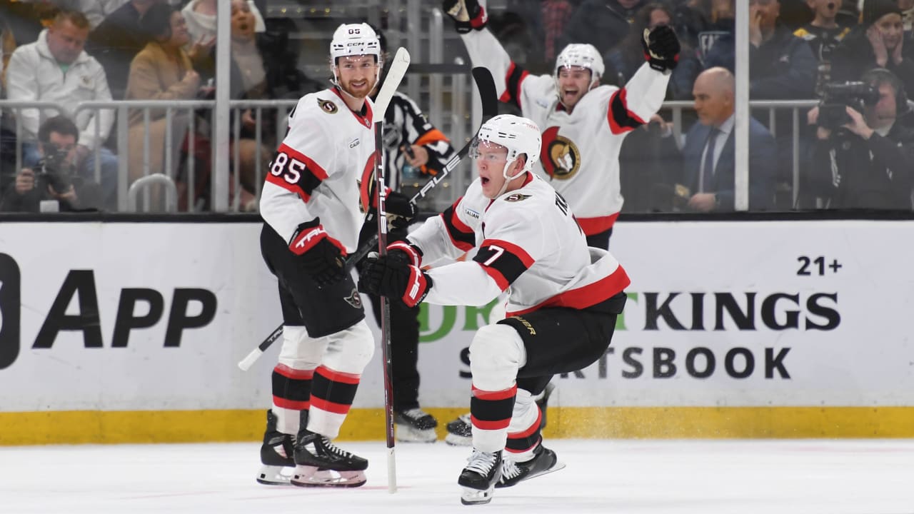 Tkachuk scores in OT to lift Senators past Bruins | Boston Bruins