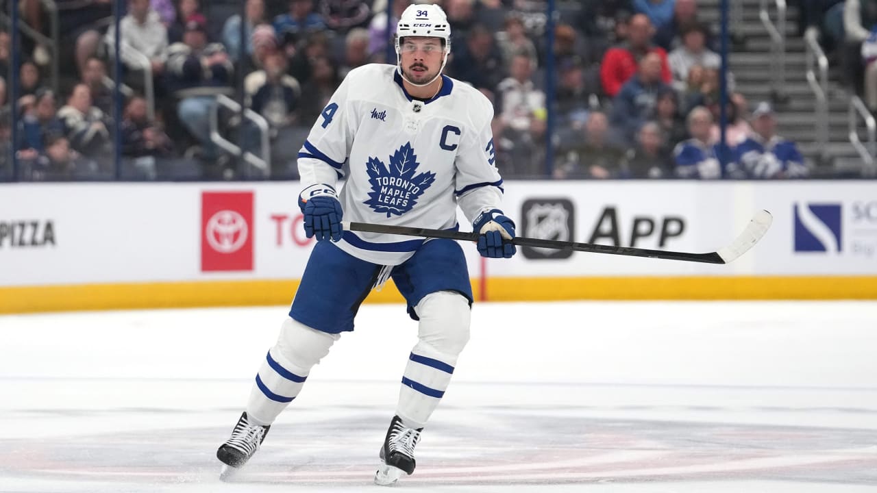 Matthews Returns for Maple Leafs Against Lightning