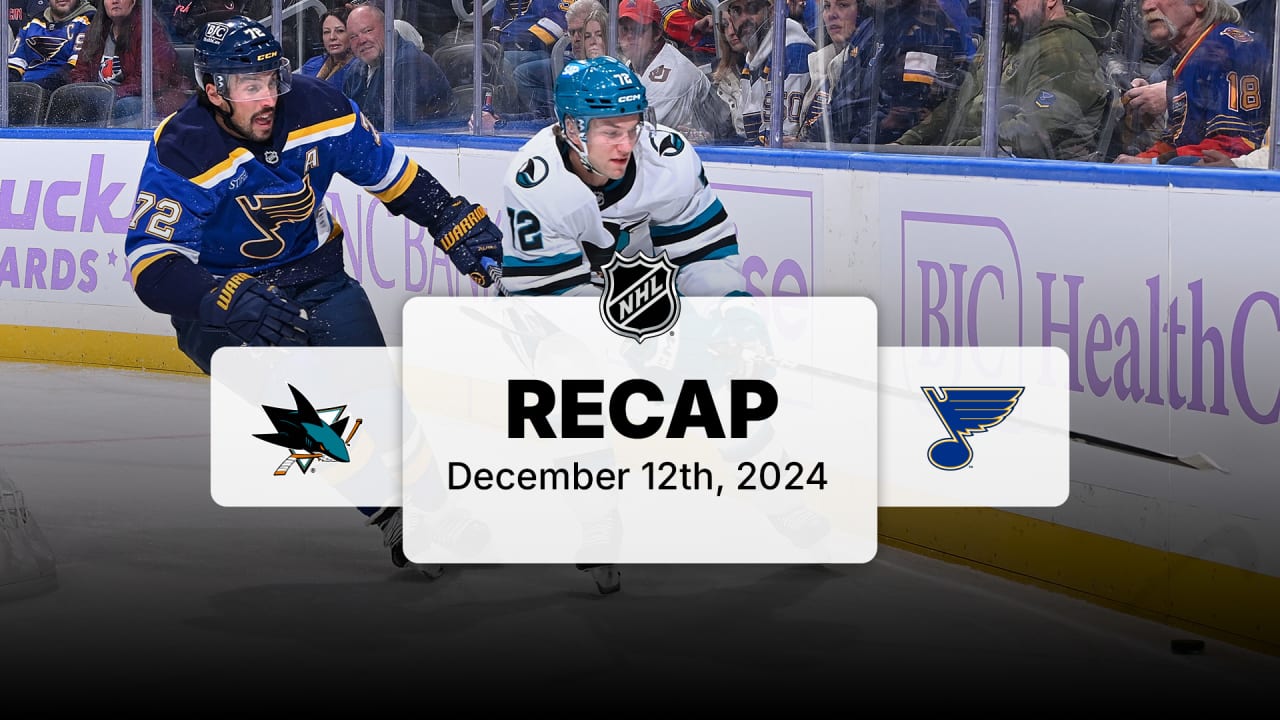 SJS at STL | Recap | NHL.com