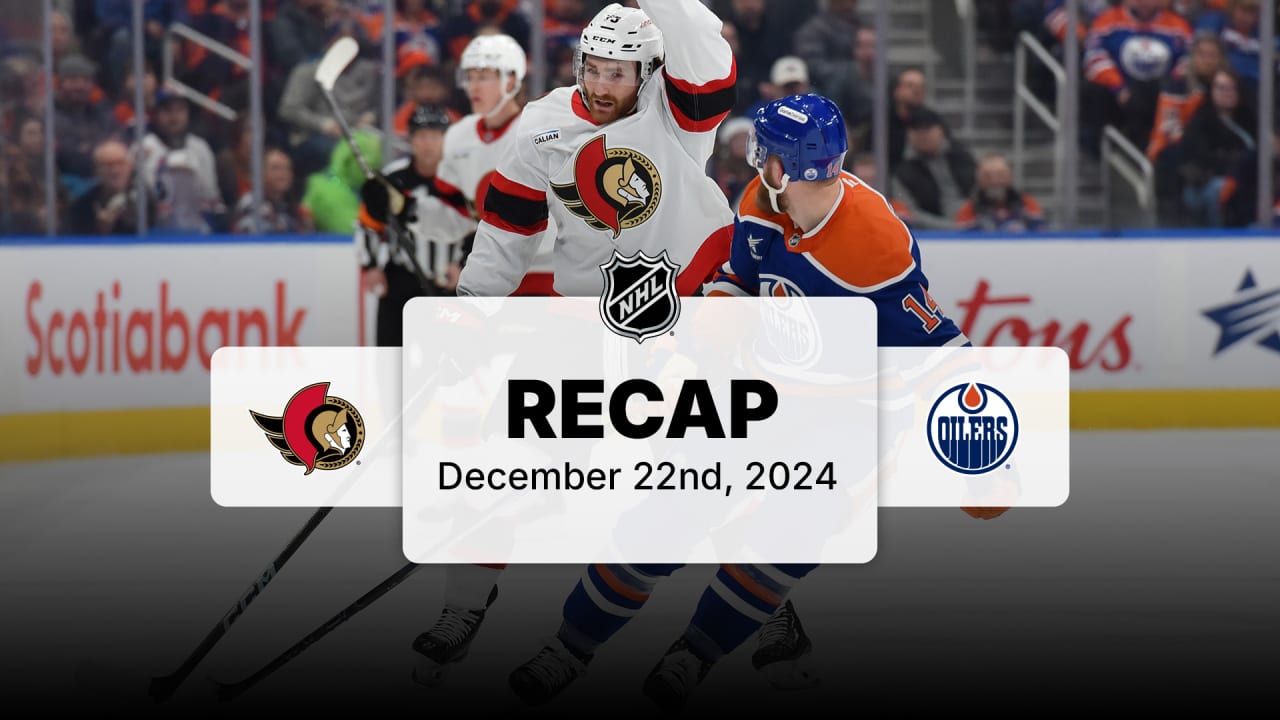 OTT at EDM | Recap | NHL.com