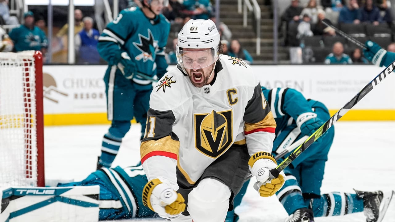 Golden Knights Rally Past Sharks with 4 Third-Period Goals