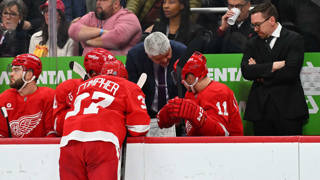 NHL EDGE stats Coaching change to McLellan sparks Red Wings