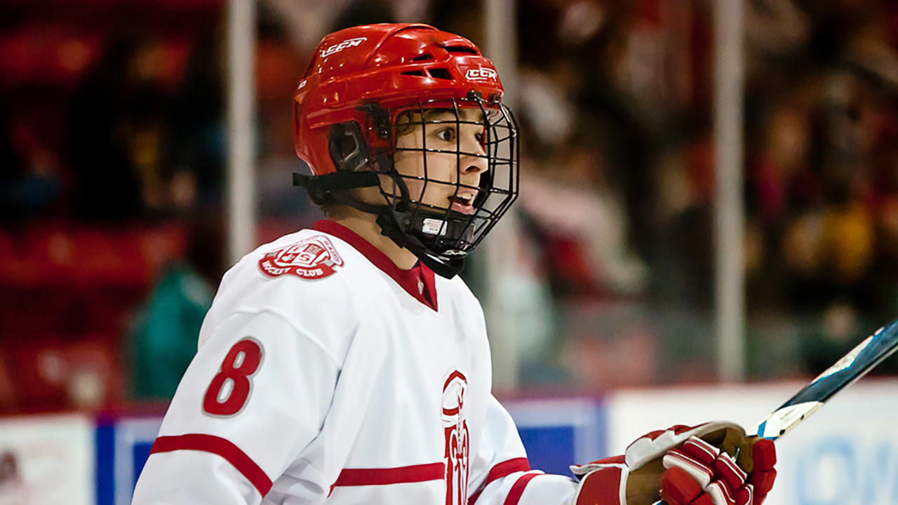 Johnny Gaudreau’s No. 8 Retired by Dubuque Fighting Saints, USHL Honors Legacy with Gaudreau Award