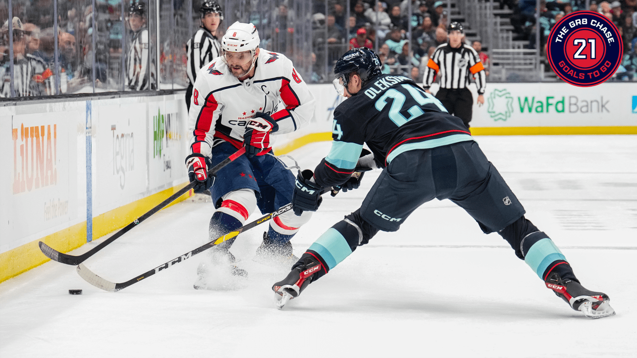 NHL On Tap: Ovechkin continues goal record chase with Capitals against Kraken | NHL.com