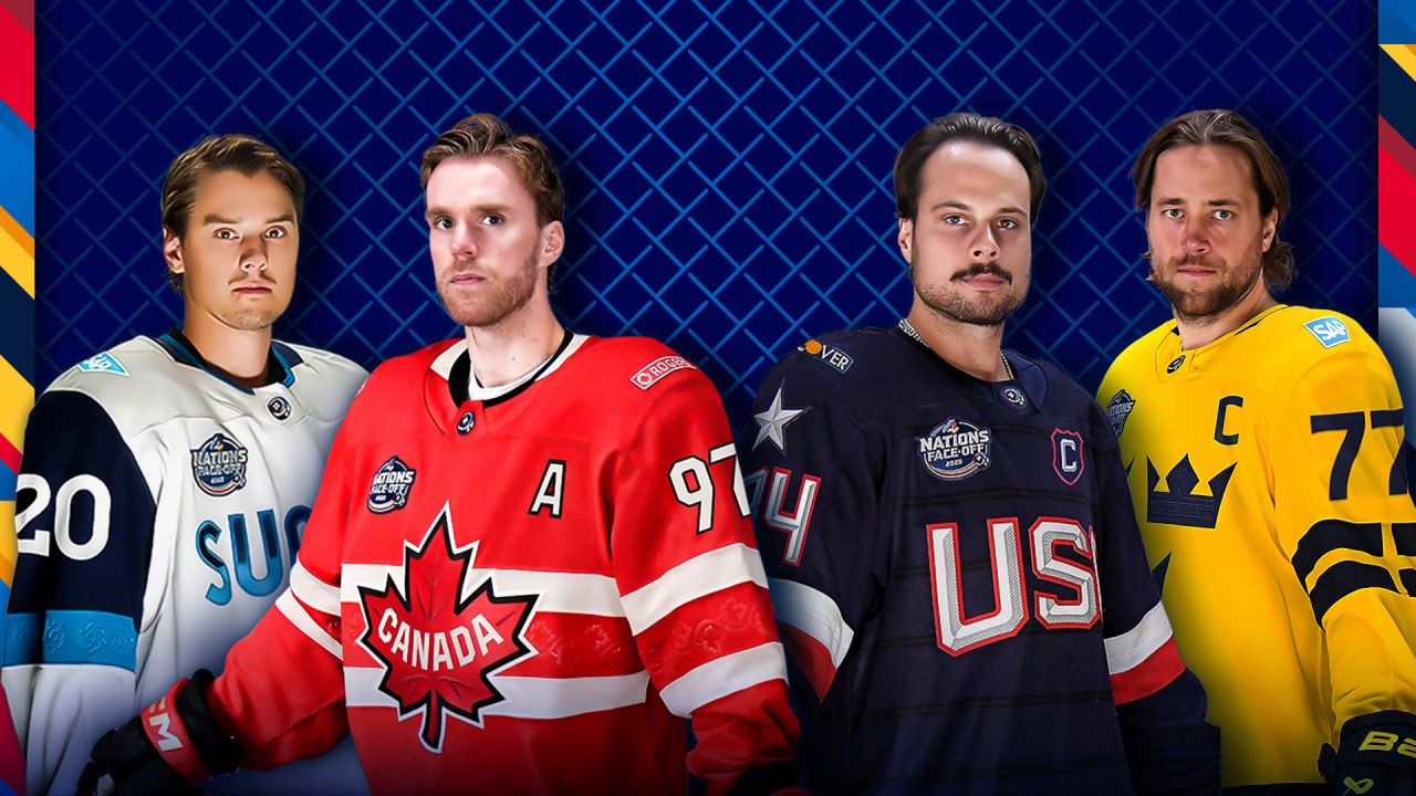 4 Nations Face-Off jerseys feature incredible detail, national pride | NHL.com