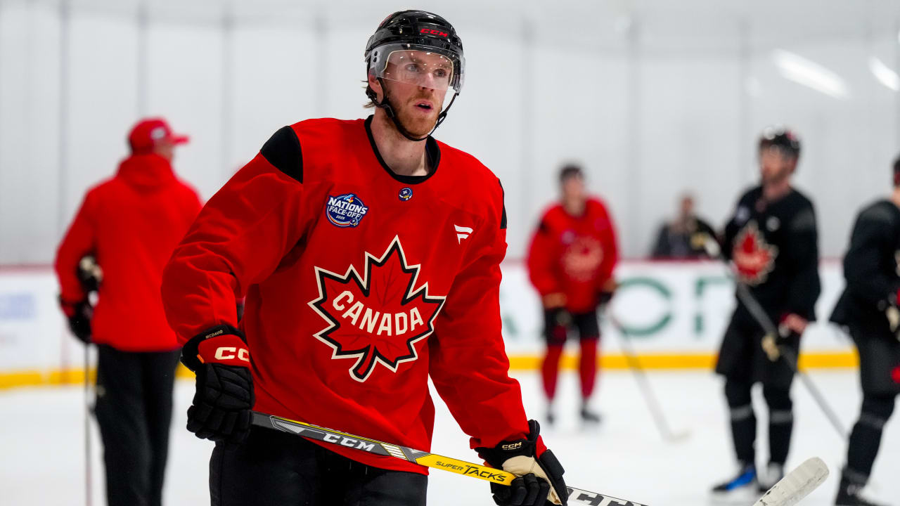 4 NATIONS: McDavid settles in with Team Canada during Monday's first practice | Edmonton Oilers