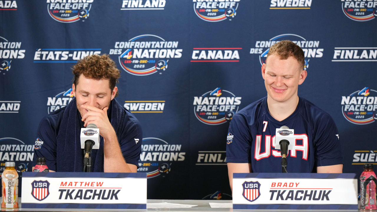 Matthew, Brady Tkachuk ‘are lunatics,’ just like me, dad Keith says | NHL.com