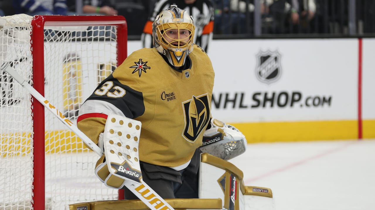 Hill makes 29 saves, Golden Knights score 5 in win against Maple Leafs | NHL.com