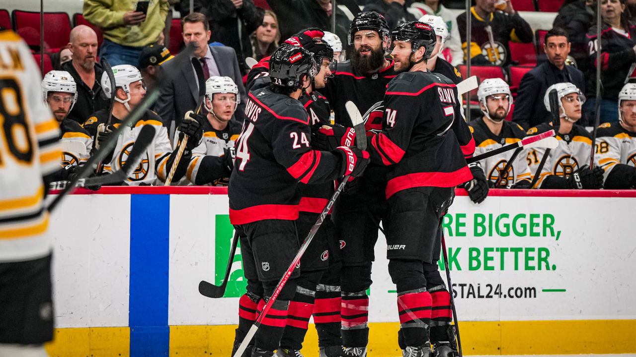 Recap: Jarvis' Late Dagger Lifts Canes Past Bruins | Carolina Hurricanes